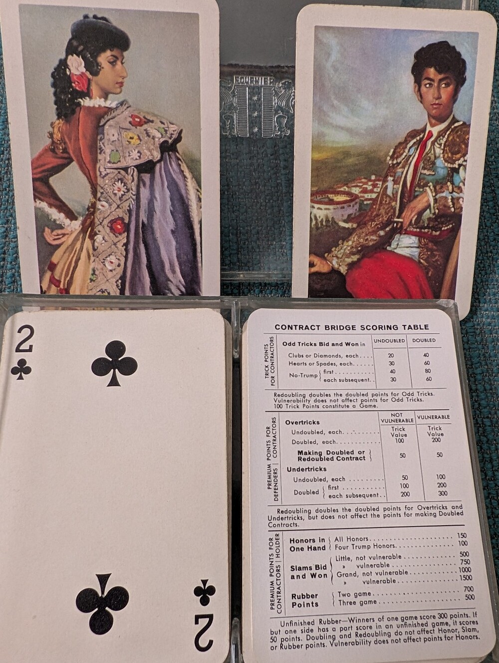 Vintage Fournier Spain Bridge Playing Cards Spanish Art Deck